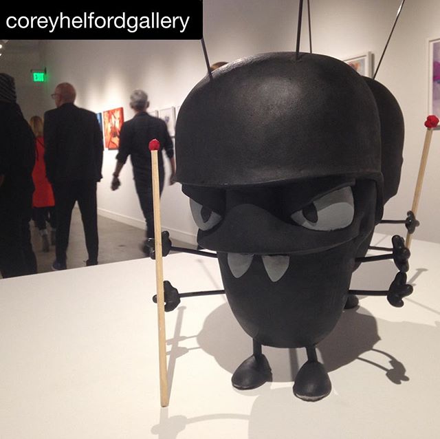 #Repost @coreyhelfordgallery
・・・
#TBT Congrats again to @eric_s_j, @cantstopgoodboy and our @waxploitation group show artists on the successful opening of their shows on Saturday night! Thanks to everyone who was able to join us! Here’s a few pics from the event!
If you aren’t in #LA or weren’t able to make it out to the opening, all three shows will be on view until July 28th and you can also browse all of the pieces online at CoreyHelfordGallery.com. To inquire about the art in this month’s shows, please email us at sherri@coreyhelfordgallery.com. 
#EricJoyner #CantStopGoodBoy #Waxploitation #charity #coreyhelfordgallery #chg #art,