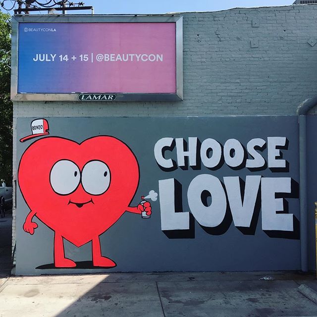 #ChooseLove is the message!! 🇺🇸 🇲🇽 🇺🇸 🇲🇽,Downtown LA