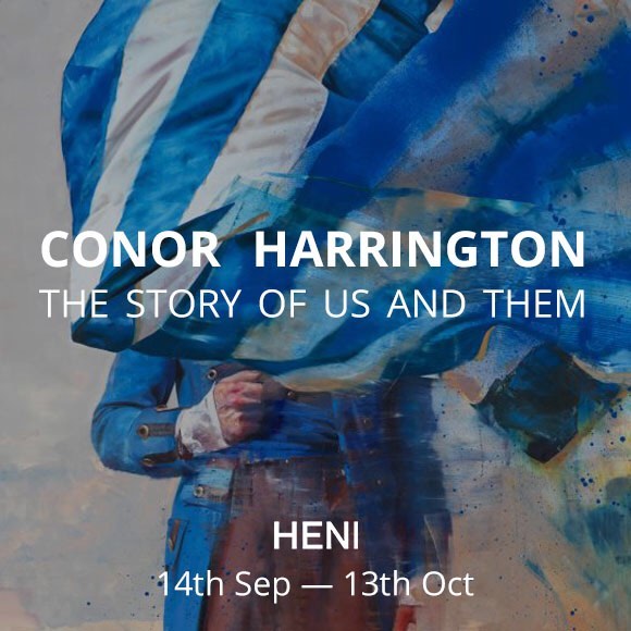 Amazing @conorsaysboom Exhibit opens tomorrow (13th Sep) at @henipublishing HENI Gallery in Soho. Don’t miss out! Showcasing 12 new works n the 2018 series The Story of Us and Them – highly relevant to today’s increasingly polarised society! 
Address: HENI Gallery, 29-35 Lexington Street, London, W1F 9AH. Doors open 18:00
See you there – will be sick!,